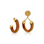 mix and match bijoux earrings citrine