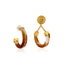 mix and match bijoux earrings woman gold