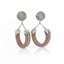 statement silver hoop earrings